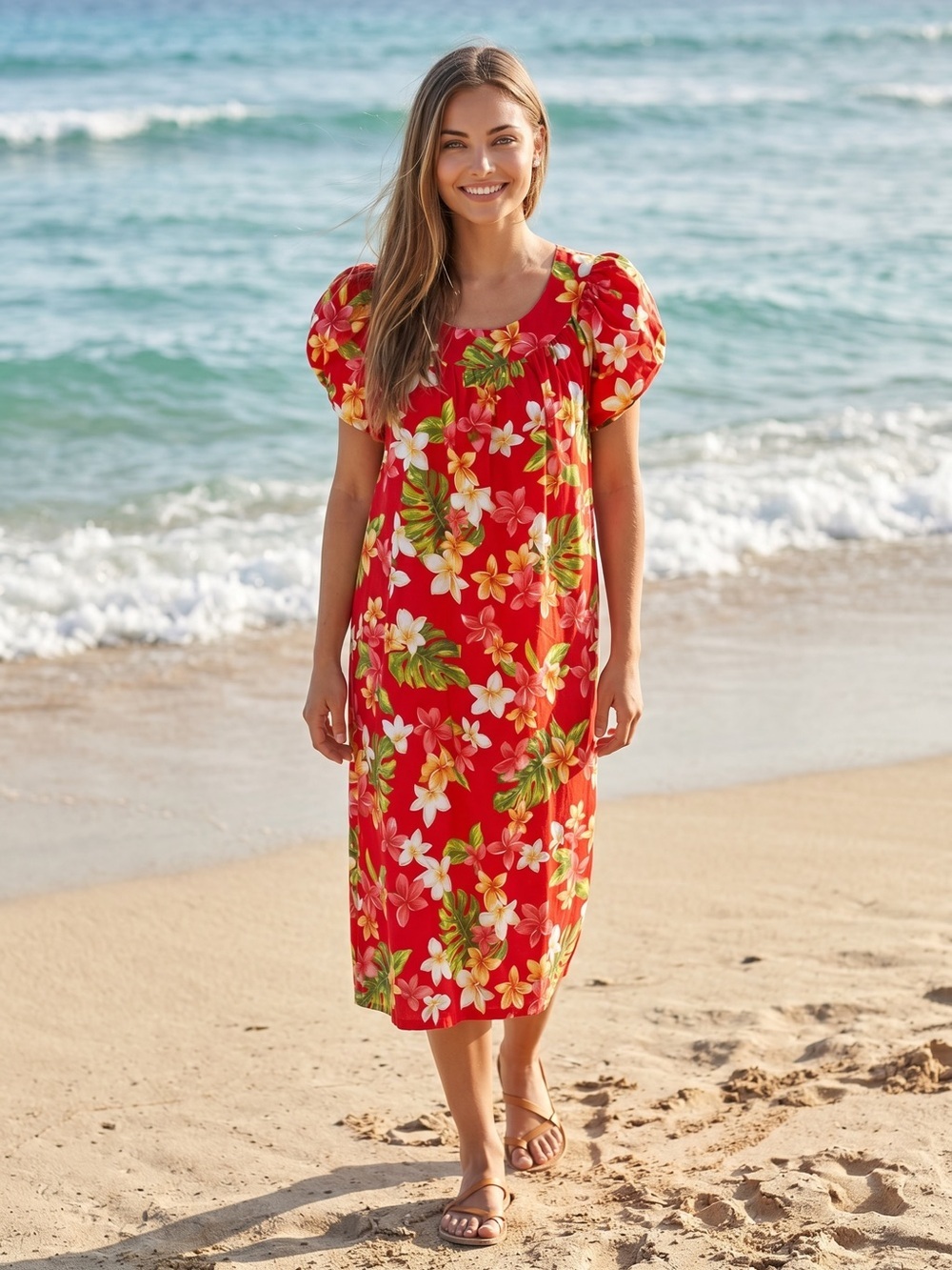 🌻Vintage 1980s Hawaiian maxi dress by RJC Puanani | Women's Size Large